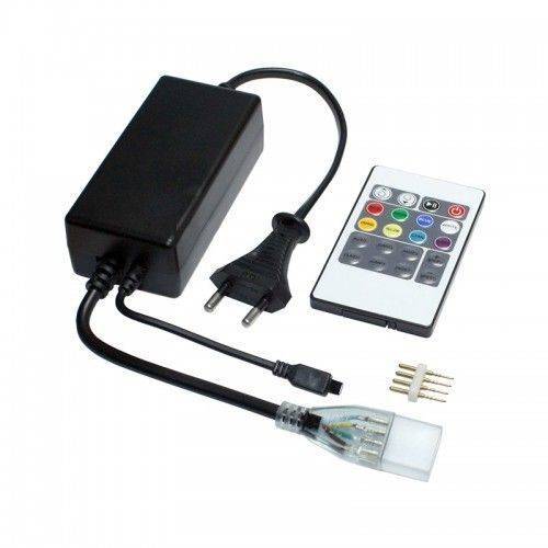 Контроллер ECOLA 220V 14х7 CR141KESB 1000W 4.5A IP20 с ИК пультом управления
