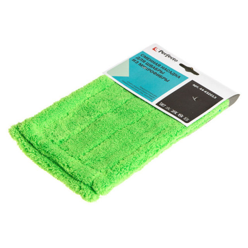 Насадка сменная PERFECTO LINEA для швабры, микрофибра зеленая (44-432013)