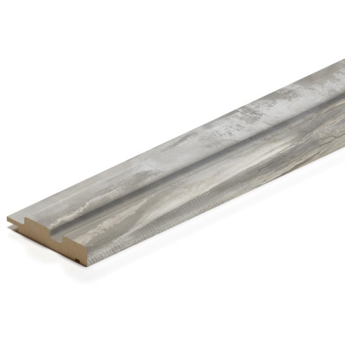 МДФ Реечная STELLA Профиль Финишный Beats Standart Дуб Купаж 2700*77/61*16 (в уп. 4шт.)