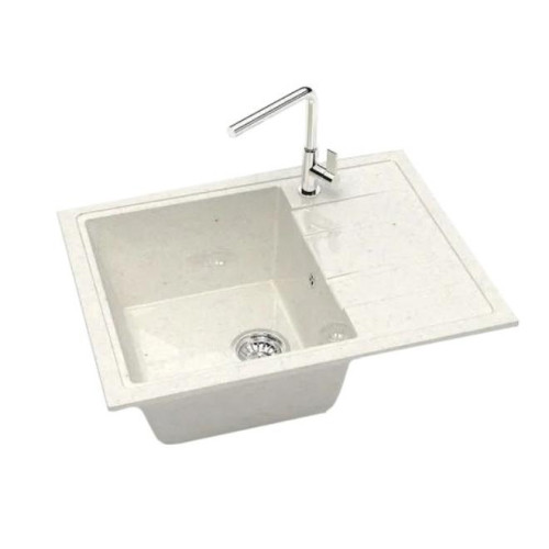 |Мойка комп. глянц. MARRBAXX прямоугольная малая с крылом Z150/Q7 575х470х200мм, хлопок, сифон