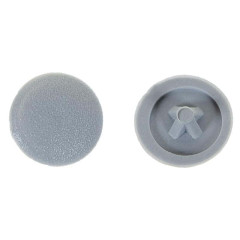 Заглушка на евровинт (15шт.) темно-серая