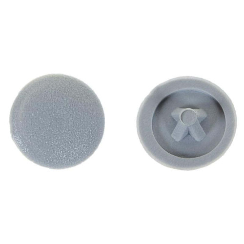 Заглушка на евровинт (15шт.) темно-серая