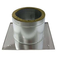 Дымоход ППУ 0,5мм Ф200 термо нержавеющая сталь (Феррум)