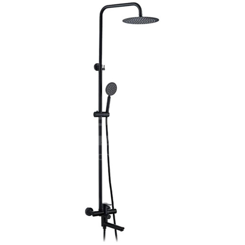 Душевая стойка FRAP F24801-6 чёрная