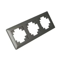 Рамка 3-пост Катрин графит PFR00-7003-06