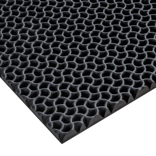 Коврик придверный 580*730мм Eva капелька черный (435322)