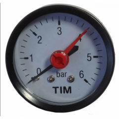Манометр аксиальный TIM ф 1/4