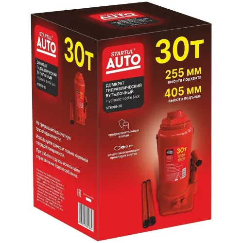 Домкрат бутылочный STARTUL AUTO 30т (ST8018-30)