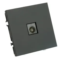 Розетка TV ЭМИЛИ черный RST00-5108-05