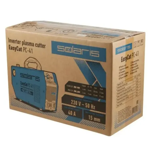 Аппарат плазменной резки SOLARIS EasyCut PC-41 (*10)