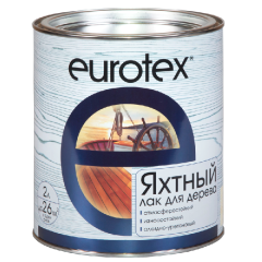 Лак яхтный EUROTEX глянцевый 2л