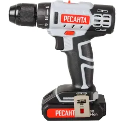 Шуруповерт РЕСАНТА ДА-20-2ЛК (75/14/11) (*15)