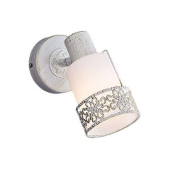 Светильник настенный EUROSVET 20025/1 белый с золотом(3м2)