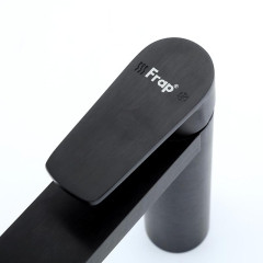 Смеситель для умывальника FRAP F10201-6 чёрный
