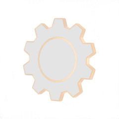 Светильник настенный EUROSVET 1095 Gear LED белый