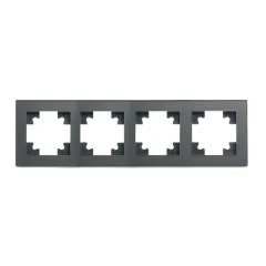 Рамка 4-пост Катрин стекло графит GFR00-7004-06