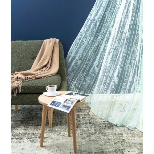 Тюль Ле-Гранд Дождь 300*260 мятный