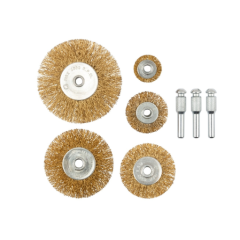 Щетки со штифтом FIT  25/38/50/63/75мм, набор 5шт. (38572)