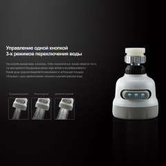 Аэратор FRAP F33-1 поворотный (отдельная лейка)