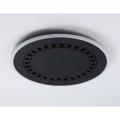 Светильник AMBRELLA FL51407 BK 56W 2000K-4000K-6000K d485x40 черный