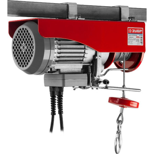 Тельфер электрический ЗУБР ЗЭТ-500, 500/250 кг, 900 Вт