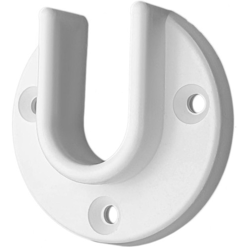 Штангодержатель для овальной трубы №23 белый(ЦБ011484)