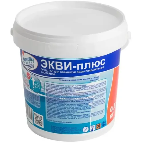 Гранулы Маркопул Кемиклс ЭКВИ-ПЛЮС 500гр для повышения уровня рН воды М30