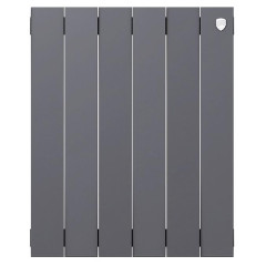 Радиатор биметаллический ROYAL THERMO PianoForte 500/100 6 сек. Silver Satin