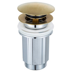 Донный клапан FRAP F67-3 автомат. золотой