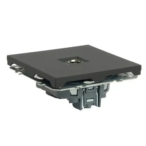 Розетка TV ЭМИЛИ черный RST00-5108-05