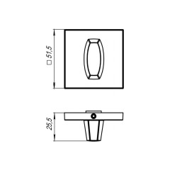Фиксатор ARMADILLO BK6 USS BL-26 Черный (39271)