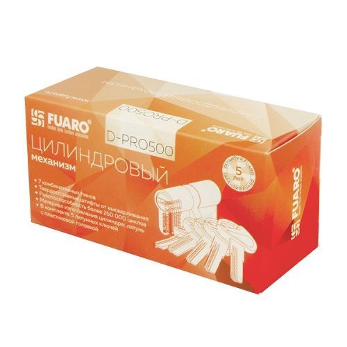 Мех. цилиндр FUARO 120 (55*10*55) CP хром (37739)