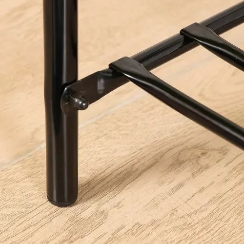 Полка для обуви Nika 3 секции, 79х33х59 см, черная (ЭТК3/Ч)