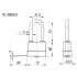 Замок навесной FUARO PL-3660 LS (26409)