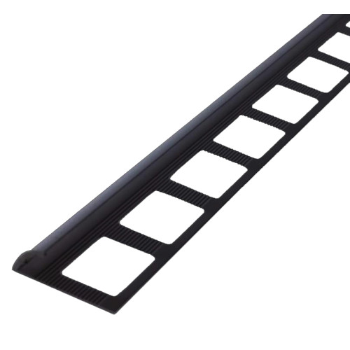 Профиль под плитку алюм. 9-10мм наруж. 2,7м Черный ПК 10.2700.15