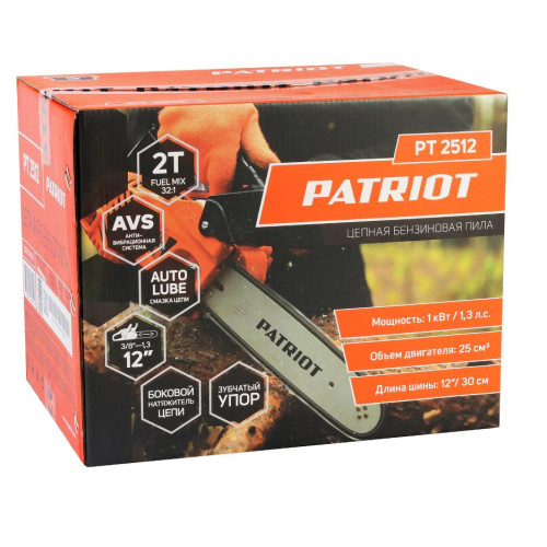 Пила цепная бензо PATRIOT PT 2512 (220104500) (*20)