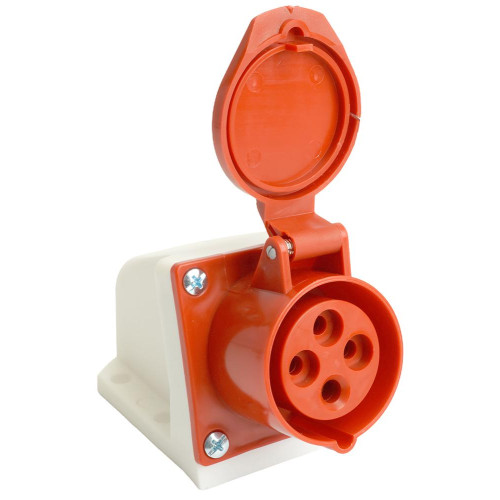 Розетка О/У STEKKER 3P+PE 16A IP44 ST-114 RST16-114-44 49434
