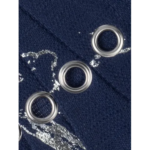 Шторка для ванной MARBLE полиэстер 180x200cм синий (891262)