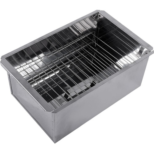 Коптильня 2 яруса, 42х27х17,5 см, нерж. сталь 0,8мм поддон (378635)