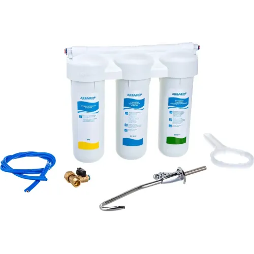 Фильтр для воды АКВАФОР в/о модель Трио Норма для жесткой воды, арт.801622