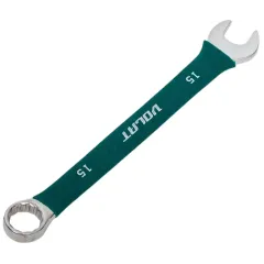 Ключ гаечный комб. ВОЛАТ 15мм, в прорезиненной оплетке (16060-15)