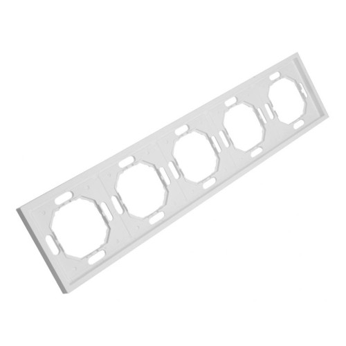 Рамка 5-пост ЭМИЛИ белый PFR00-5005-01