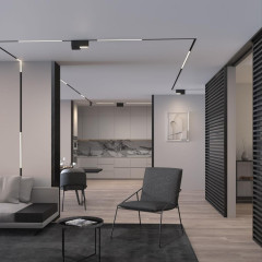 Светильник трековый ES Slim Magnetic 85191/01 22W 4000K Mob черный