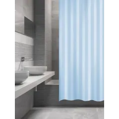 Шторка для ванной FRAP F8603 голубая 180x180cм