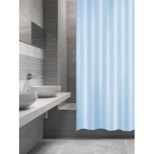 Шторка для ванной FRAP F8603 голубая 180x180cм