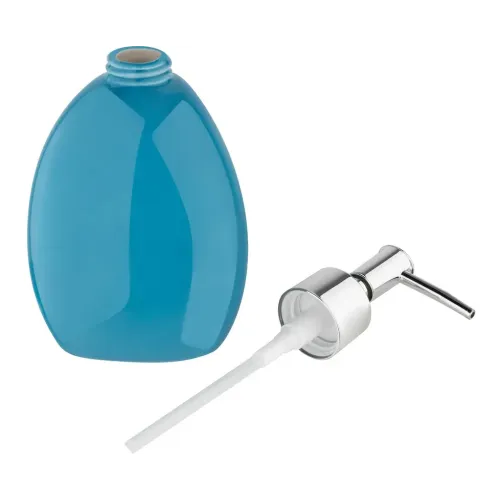 Дозатор для жидкого мыла РЫЖИЙ КОТ Лазурит керамика, 106631 (892149)