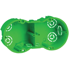 Коробка уст. 2х местная 141х70х45мм для Г/К метал. лапки IEK КМ40023 (517621)