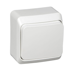 Выключатель О/У 1-кл ЭТЮД белый BA10-001B (67447)