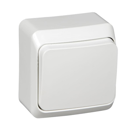 Выключатель О/У 1-кл ЭТЮД белый BA10-001B (67447)