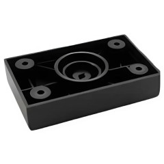 Опора мебельная регулируемая h-20мм черный матовый(КА-1030967)